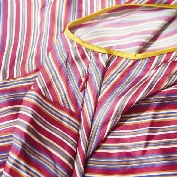 COPY - 【BRAND NEW】DOEN Adelana Silk Dress Le Marais Stripe - Picture 4 of 12